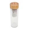 Szklana butelka z zaparzaczem Celle 420 ml, transparentny (R08234.00)