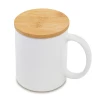 Kubek ceramiczny Lund, biały (R85306.06)