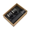 Termos z kubkami Attu 500 ml, czarny (R08217.02)