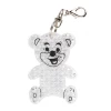 Brelok odblaskowy Teddy, transparentny (R73235.06)