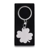 Brelok metalowy Clover, srebrny (R73216)