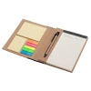 Notes memo 100x180/70k linia Kraft Paper, czarny/beżowy (R73661.02)