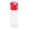 Bidon Frutello 700 ml, czerwony/transparentny (R08313.08)