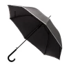 Parasol z taśmą odblaskową Refu, czarny (R07951.02)