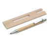 Bambusowy, wieczny długopis/ołówek w etui Lakimus, beżowy (R02315.13)