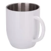 Kubek stalowy z powłoką sublimacyjną Alis 350 ml , biały (R08199.06)