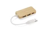 Rozdzielacz bambusowy HUB USB z wymienną wtyczką - RIVO (GA-09170-17)
