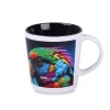 Kubek Berg Art 380ml biały/czarny (M548)