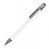 Długopis aluminiowy z recyklingu, półżelowy - biały - (GM-14440-06)