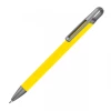 Długopis aluminiowy z recyklingu, półżelowy - żółty - (GM-14440-08)