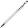 Długopis aluminiowy touch pen - biały - (GM-13689-06)