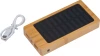 Power bank 8000 mAh solarny - beżowy - (GM-32563-13)