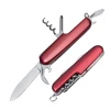 Scyzoryk metalowy 7 funkcji - czerwony - (GM-59602-05)