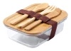 Bejar pudełko na lunch szklane/lunch box - naturalny (AP721954)