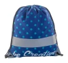 CreaDraw Reflect personalizowany odblaskowy worek ze sznurkami - srebrny (AP716417-10)