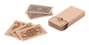 Trebol karty do gry z papieru z recyklingu - naturalny (AP722093)