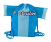 CreaDraw T Kids RPET personalizowany worek ze sznurkami dla dzieci - niebieski (AP716553-06)