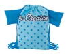 CreaDraw T Kids personalizowany worek ze sznurkami dla dzieci - niebieski (AP716552-06)