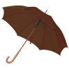 Parasol automatyczny, drewniany NANCY - brązowy (GE-5131-01)