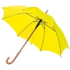 Parasol automatyczny, drewniany NANCY - żółty (GE-5131-08)