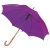 Parasol automatyczny, drewniany NANCY - fioletowy (GE-5131-12)