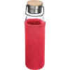 Szklana butelka 600 ml - czerwony - (GM-63181-05)