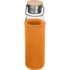 Szklana butelka 600 ml - pomarańczowy - (GM-63181-10)
