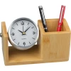 Zegar biurkowy z organizerem - beżowy - (GM-23154-13)