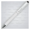Długopis metalowy touch pen, soft touch CLAUDIE Pierre Cardin - biały (GE-B010200-0IP306)