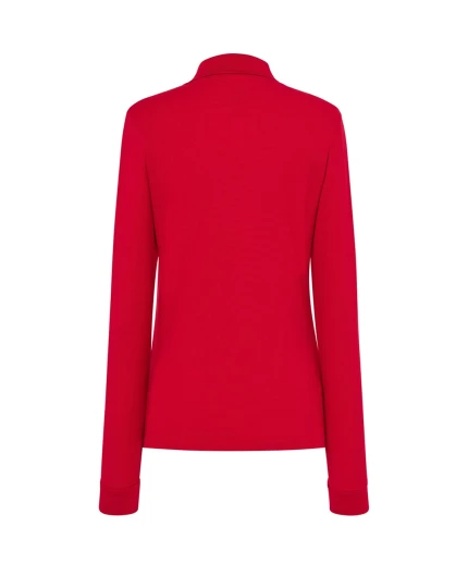 Koszulka polo damska z długim rękawem POPL 200 LS RD XL