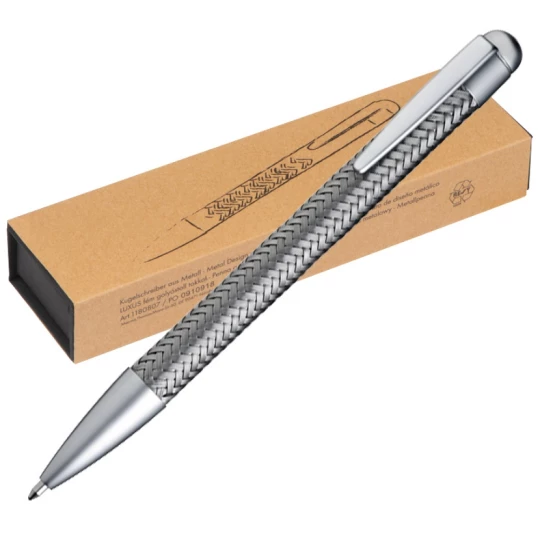 Długopis metalowy - szary - (GM-11808-07)