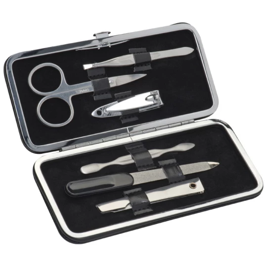 Zestaw do manicure - czarny - (GM-74012-03)