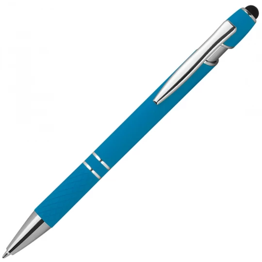 Długopis aluminiowy touch pen - jasnoniebieski - (GM-13689-24)