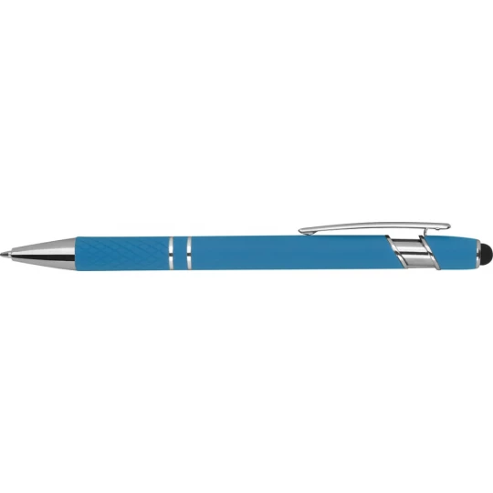 Długopis aluminiowy touch pen - jasnoniebieski - (GM-13689-24)