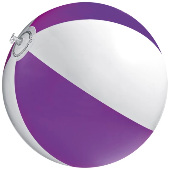 Piłka plażowa z PVC 40 cm - fioletowy - (GM-51051-12)