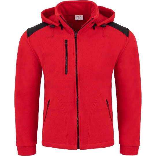 Polar z kapturem JHK FLRA 340 BUS HOOD RD-BK XXL