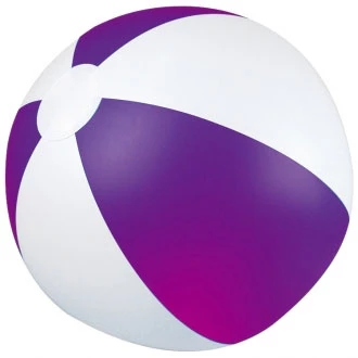 Piłka plażowa z PVC 40 cm - fioletowy - (GM-51051-12)