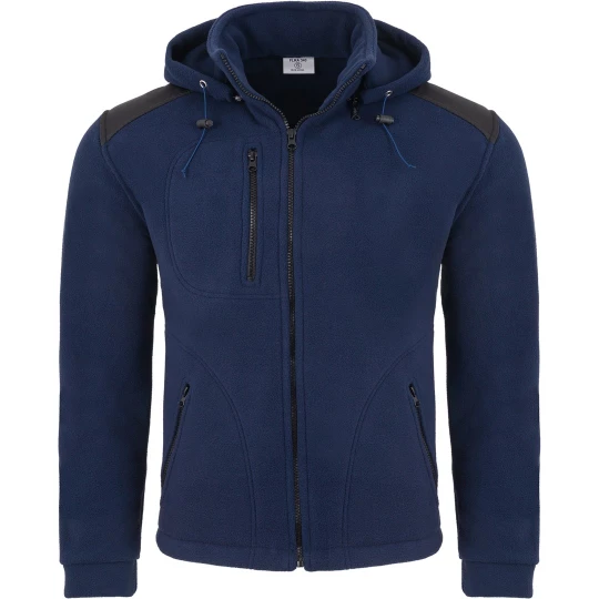 Polar z kapturem JHK FLRA 340 BUS HOOD NY-BK 3XL