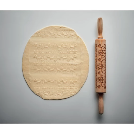 Świąteczny wałek do ciasta - STAMPA (CX1491-40)