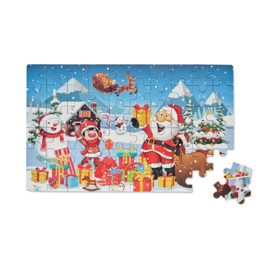 Świąteczne, drewniane puzzle - PAZURU (CX1507-00)