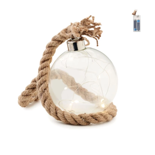 Szklana bombka lampka LED - BAUBLI (CX1514-22)