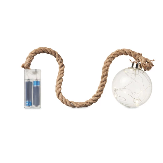 Szklana bombka lampka LED - BAUBLI (CX1514-22)