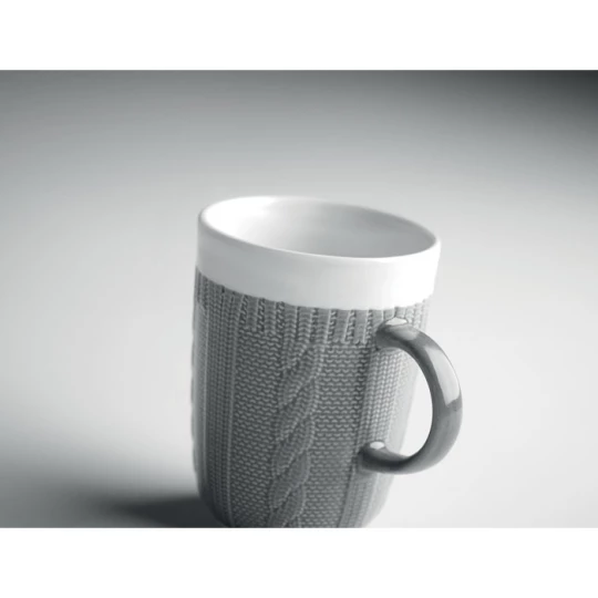 Kubek ceramiczny 310 ml - KNITTY (MO6321-09)