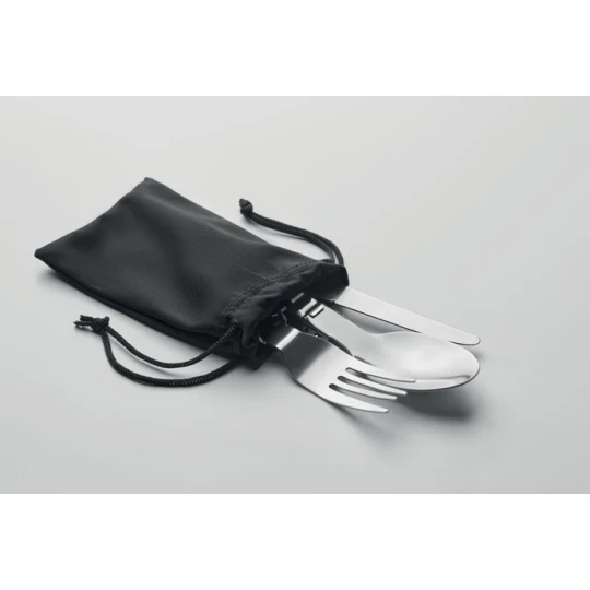 Zestaw sztućców kempingowych - STAPI SET (MO6359-03)