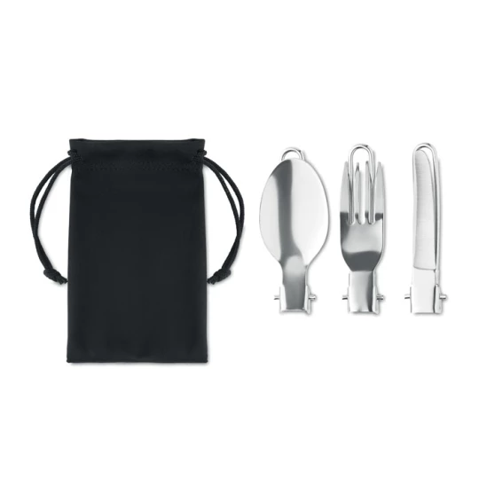 Zestaw sztućców kempingowych - STAPI SET (MO6359-03)