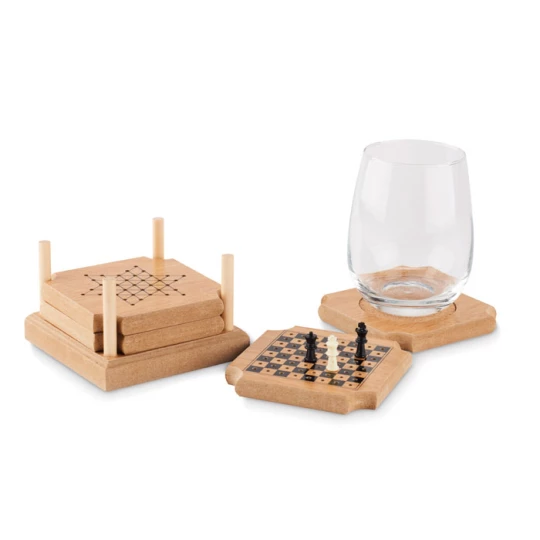 4-częściowy zestaw podstawek - COASTGAME (MO6382-40)