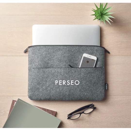Torba na laptopa z filcu RPET - TOPLO (MO6419-07)