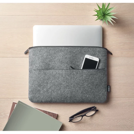 Torba na laptopa z filcu RPET - TOPLO (MO6419-07)