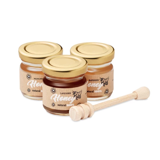Zestaw 3 sztuk miodu - BEEBEE SET (MO6441-40)