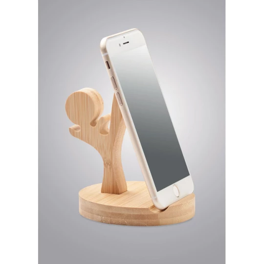 Bambusowy stojak na telefon - KUNFU (MO6544-40)